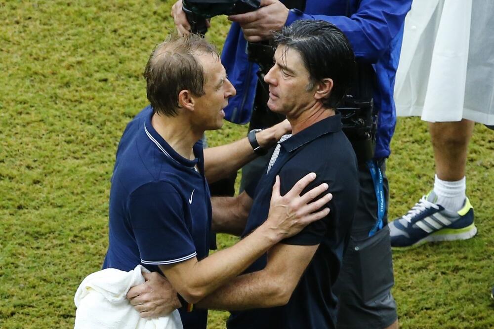 Joakim Lev i Jirgen Klinsman, Foto: Reuters