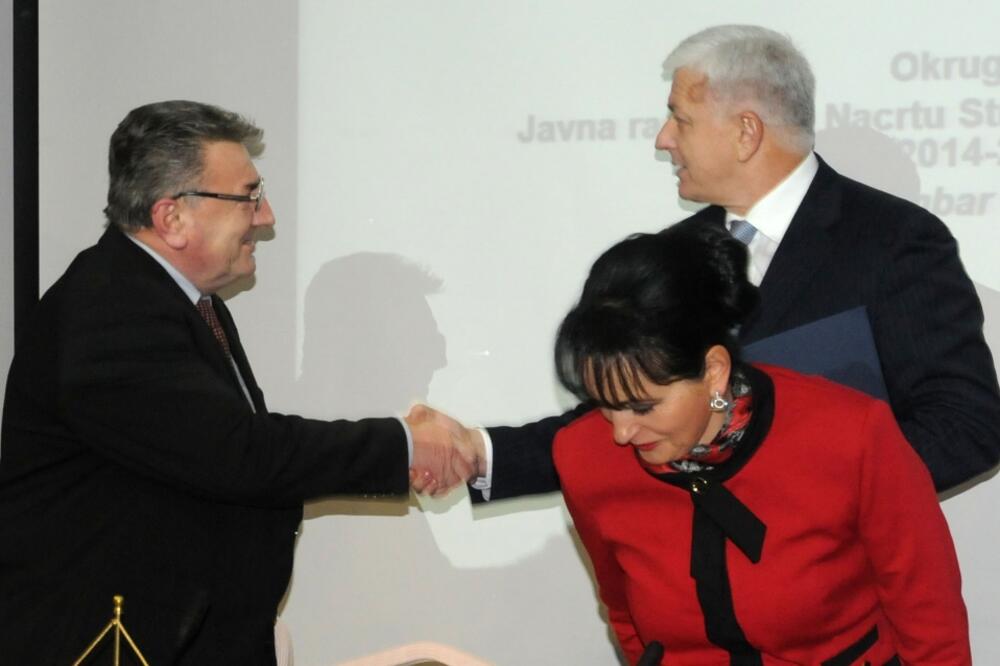 Veselin Vučković, Duško Marković, Vesna Medenica, Foto: Luka Zeković