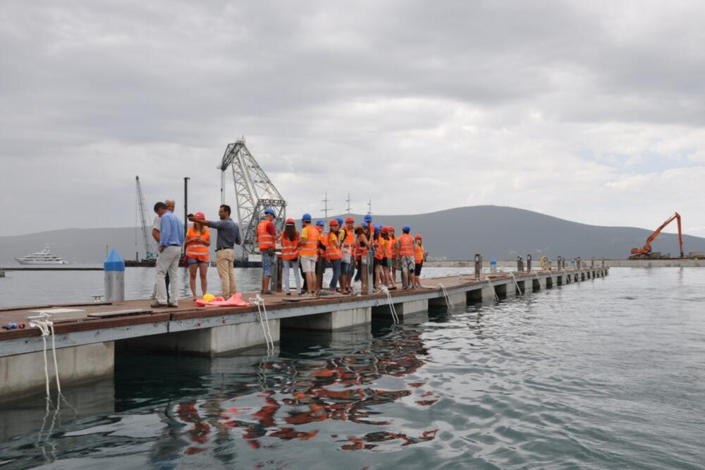 Porto Montenegro, studenti građevinarstva, Foto: Siniša Luković