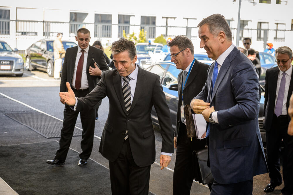 Anders Fog Rasmusen, Milo Đukanović, Foto: Gov.me