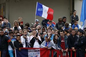 Više od 200 navijača dočekalo francuske fudbalere