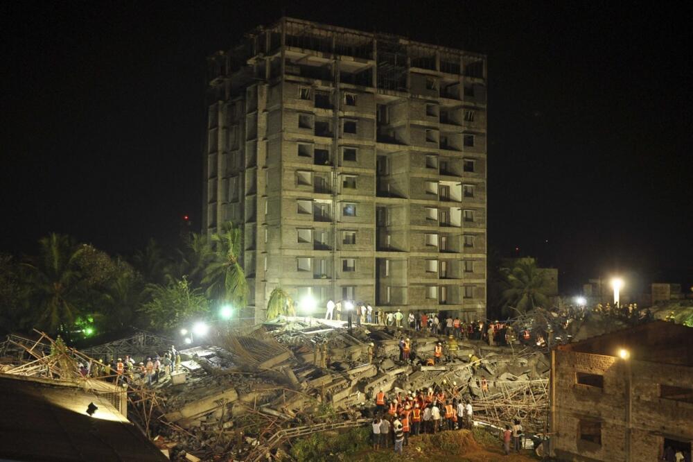 Čenaj, Indija, urušavanje zgrade, Foto: Reuters