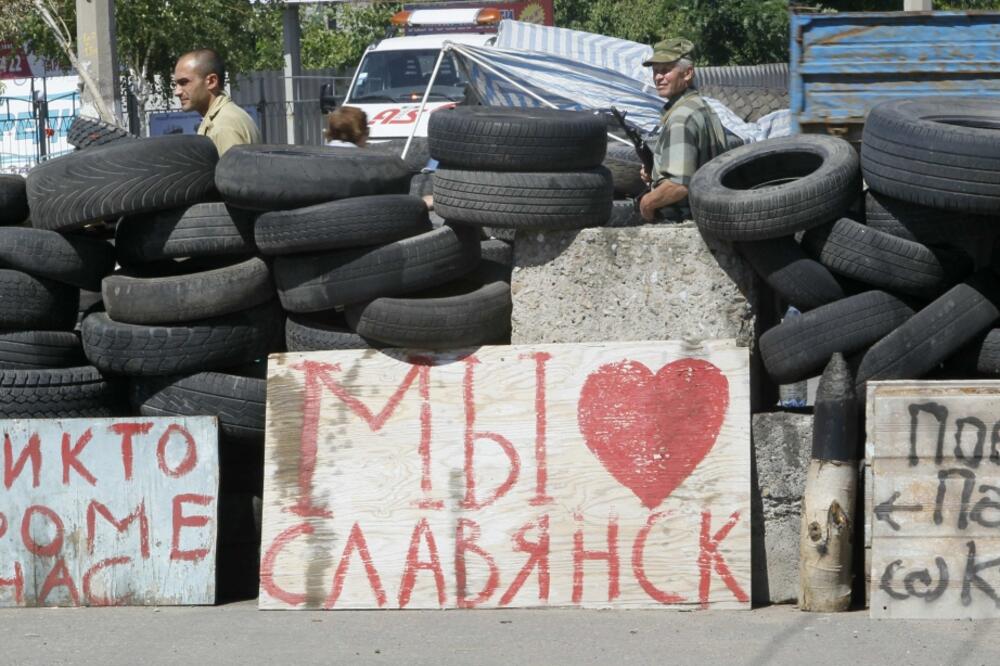 Slavjansk, proruski separatisti, Foto: Reuters