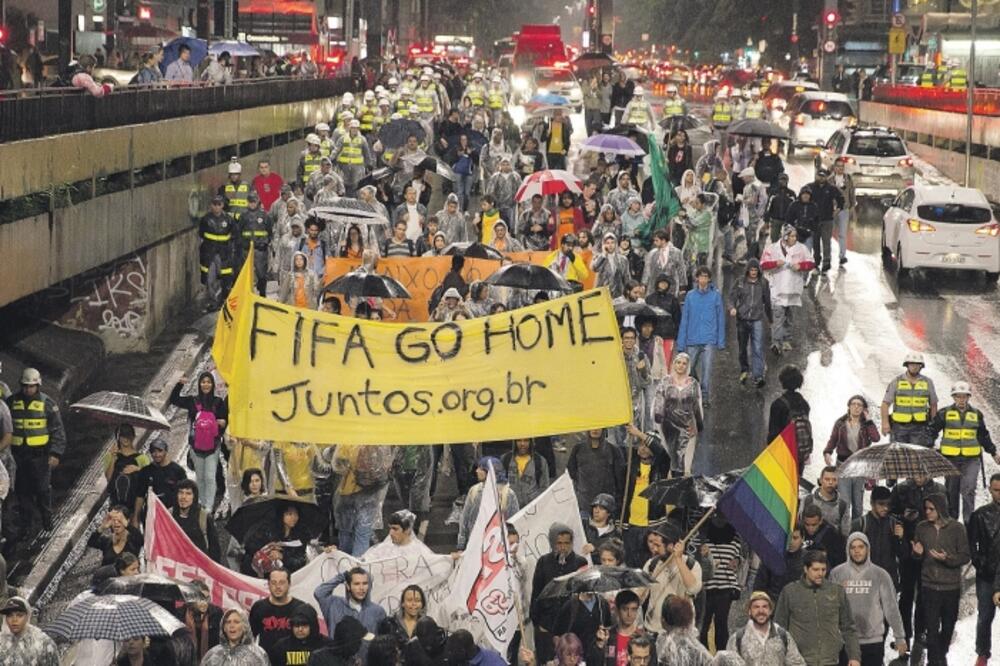 Brazil protesti, Foto: Beta/AP