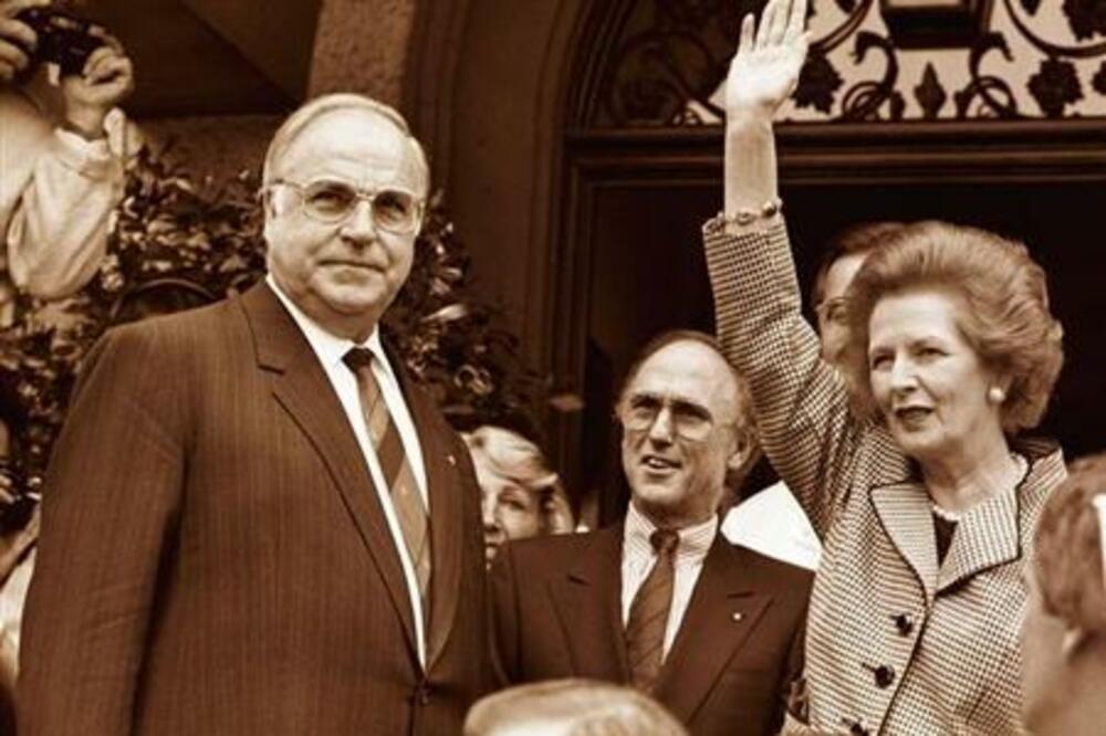 Helmut Kol, Margaret Tačer, Foto: Reuters