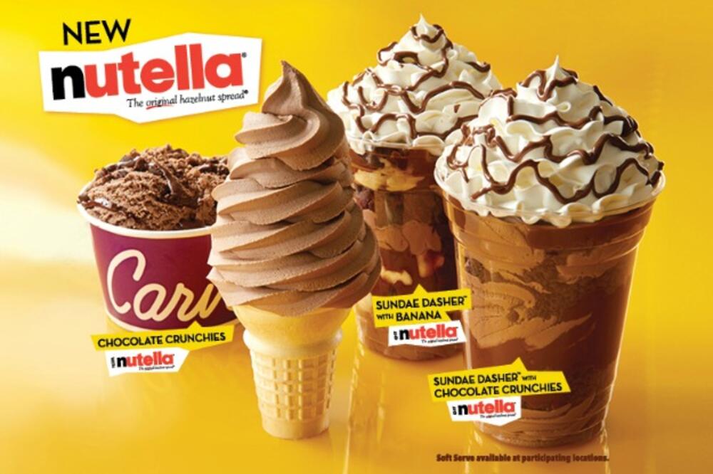 Sladoled od Nutelle, Foto: Carvel
