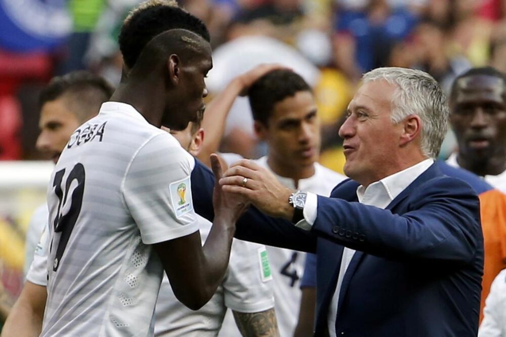 Didije Dešam, Pol Pogba, Foto: Reuters