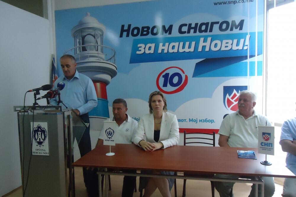 SNP, Herceg Novi, Danijela Đurović, Foto: Slavica Kosić