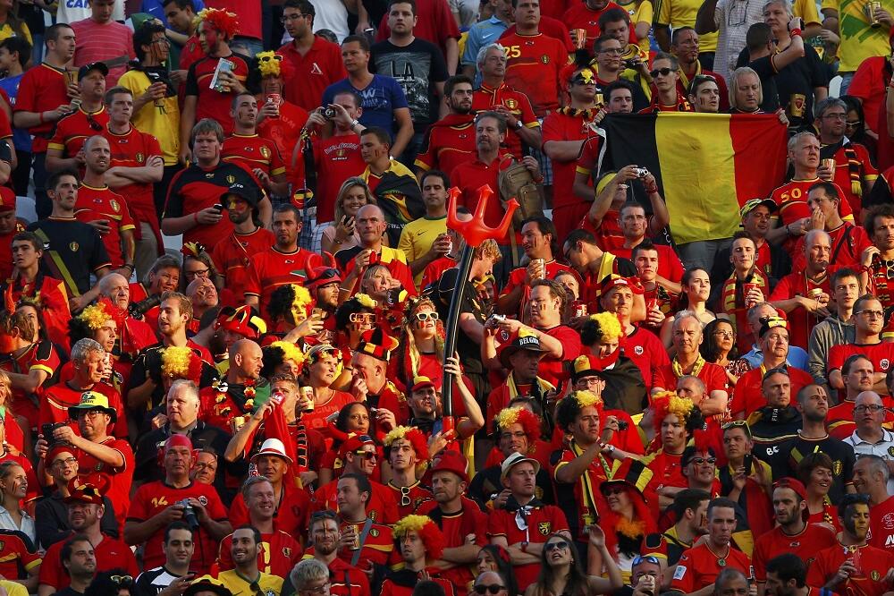 Navijači Belgije, Foto: Reuters