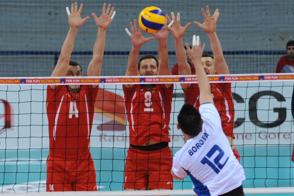 Crna Gora - Rumunija odbojka, Foto: Savo Prelević