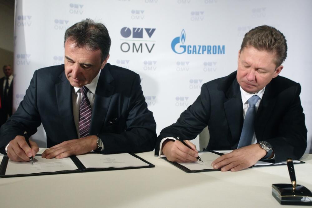 Gerhard Rojs, Aleksej Miler, Foto: Reuters