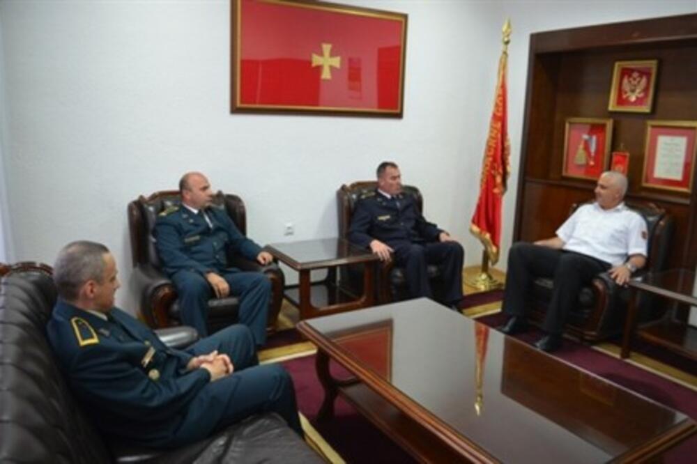 Samardžić, Arfifović, Murić, Agović, Foto: Ministarstvo odbrane Crne Gore