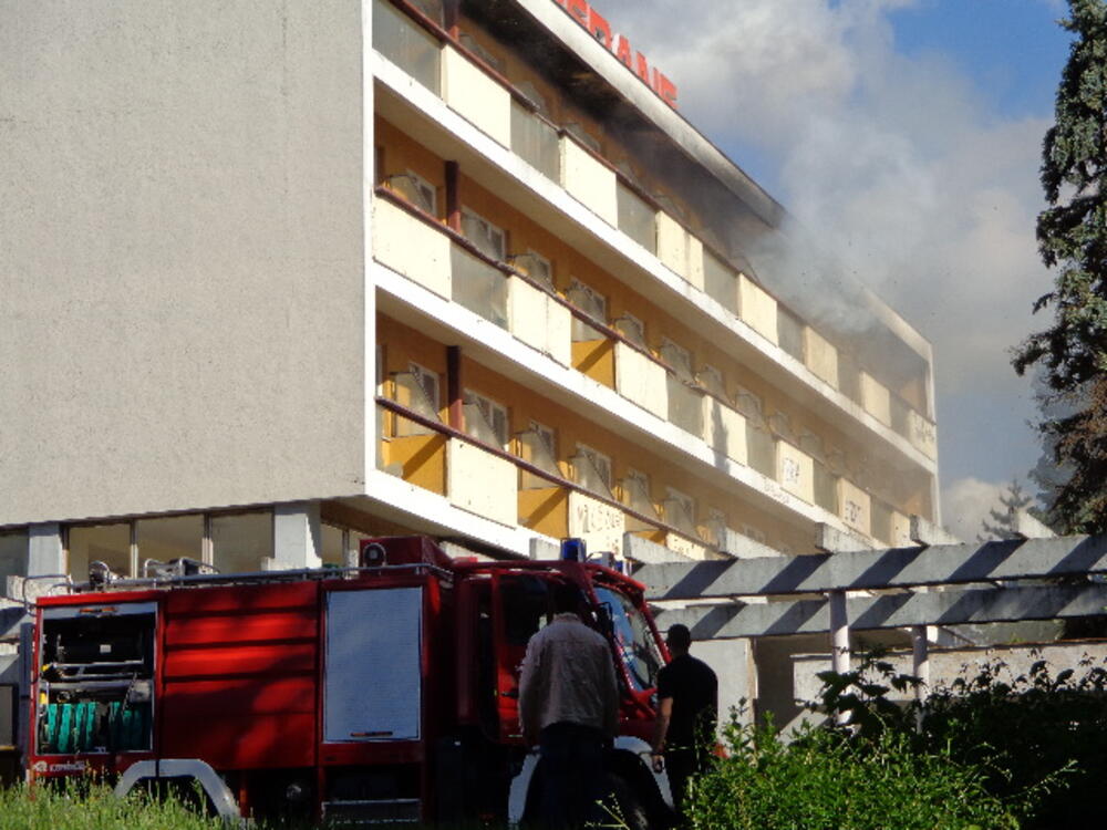Hotel Berane požar