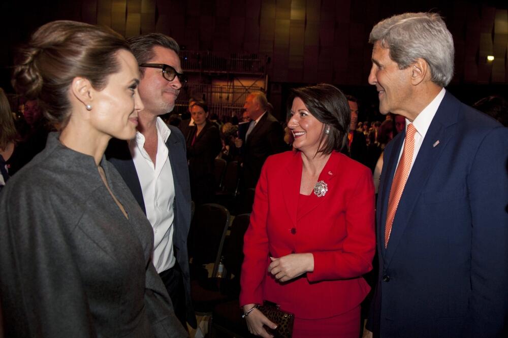 Anđelina Džoli, Džon Keri, Foto: Beta/AP