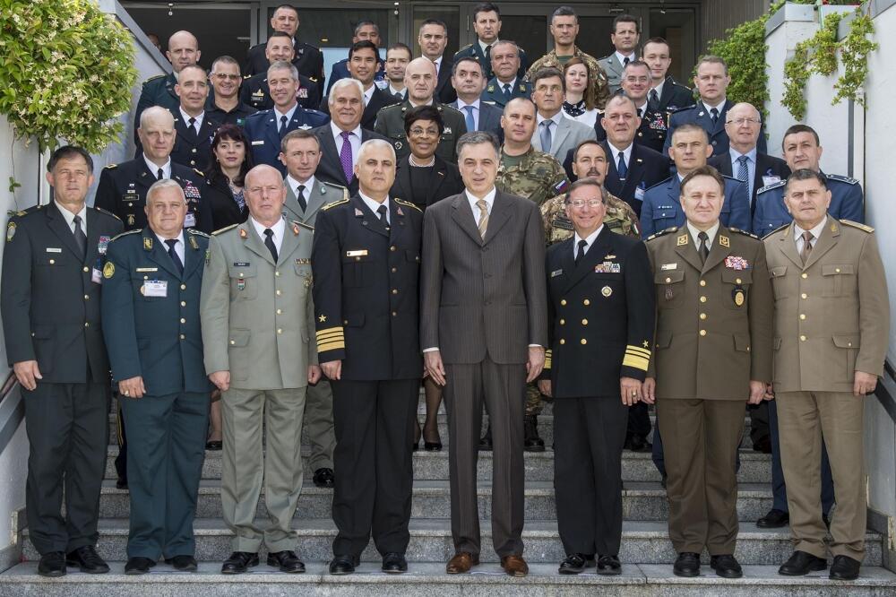 Filip Vujanović, vojska generali, Foto: Gov.me