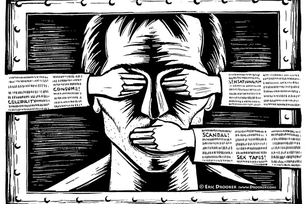 Cenzura, Foto: Eric Drooker