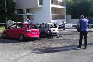 Podgorica: U požaru izgorjela dva vozila