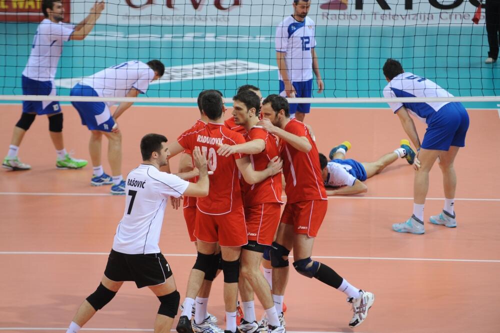 Crna Gora - Rumunija odbojka, Foto: Savo Prelević