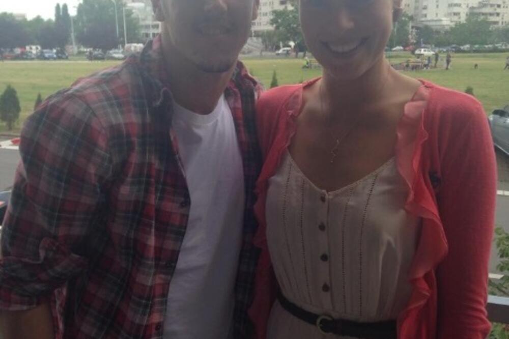 Stevan Jovetić, Ana Ivanović, Foto: Twitter/stevanj35