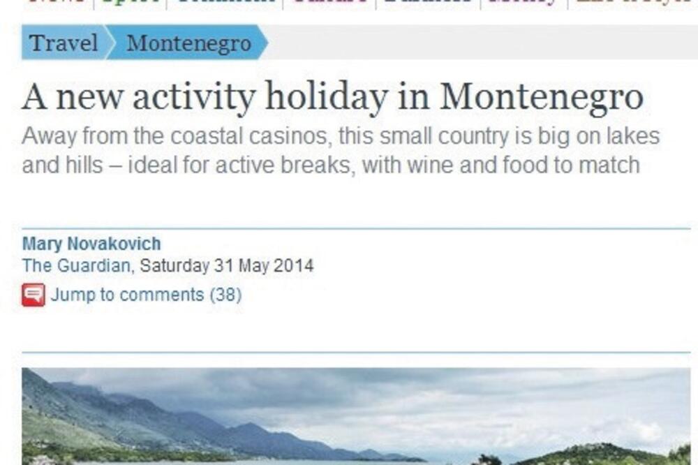 Guardian o Crnoj Gori, Foto: Theguardian.com