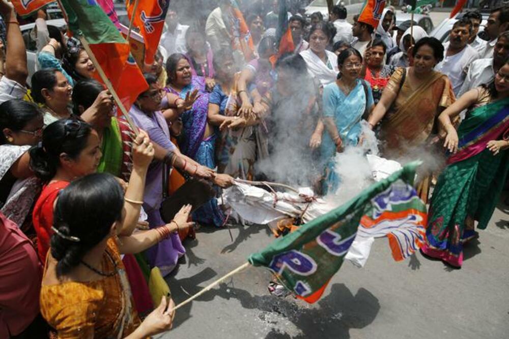 Žene, protesti, Indija, Foto: Beta/AP