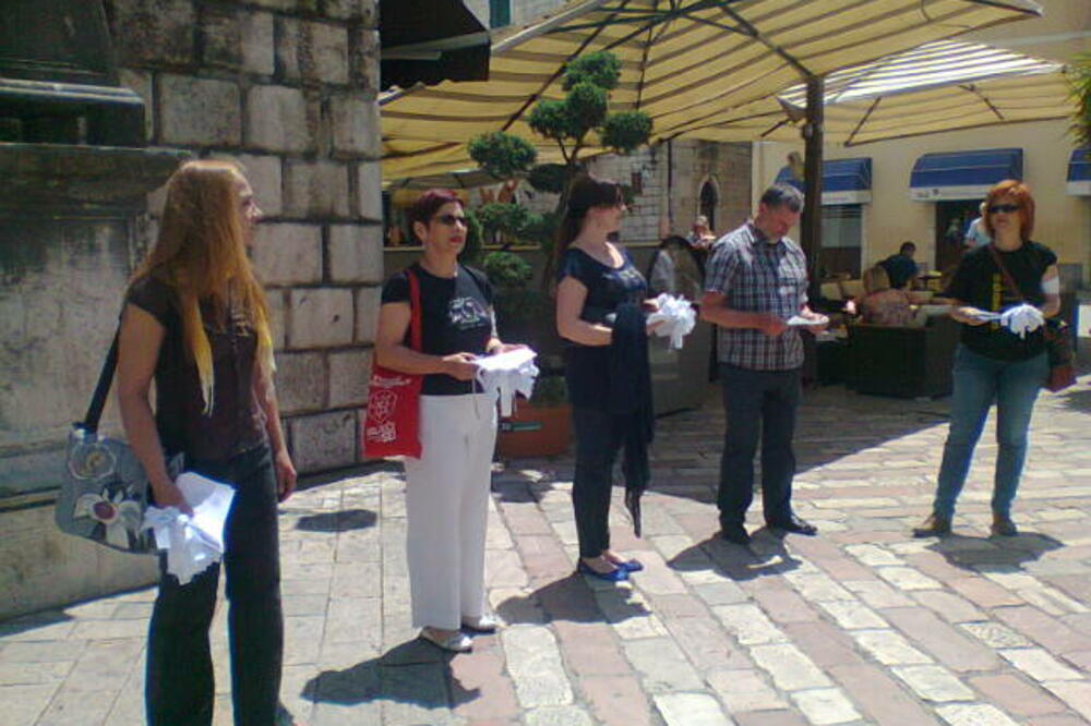 Dan bijelih traka, ANIMA, Kotor, Foto: Ivana Komnenić