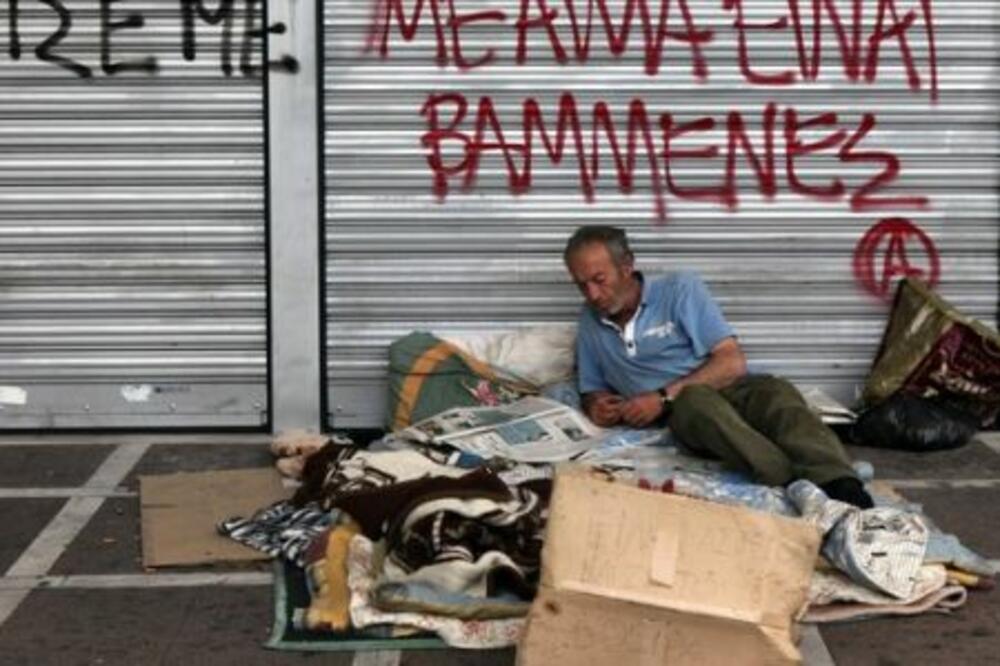 Beskućnici Grčka, Foto: Beta/AP