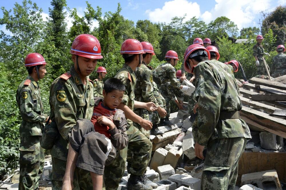 Junan zemljotres, Kina zemljotres, Foto: Reuters