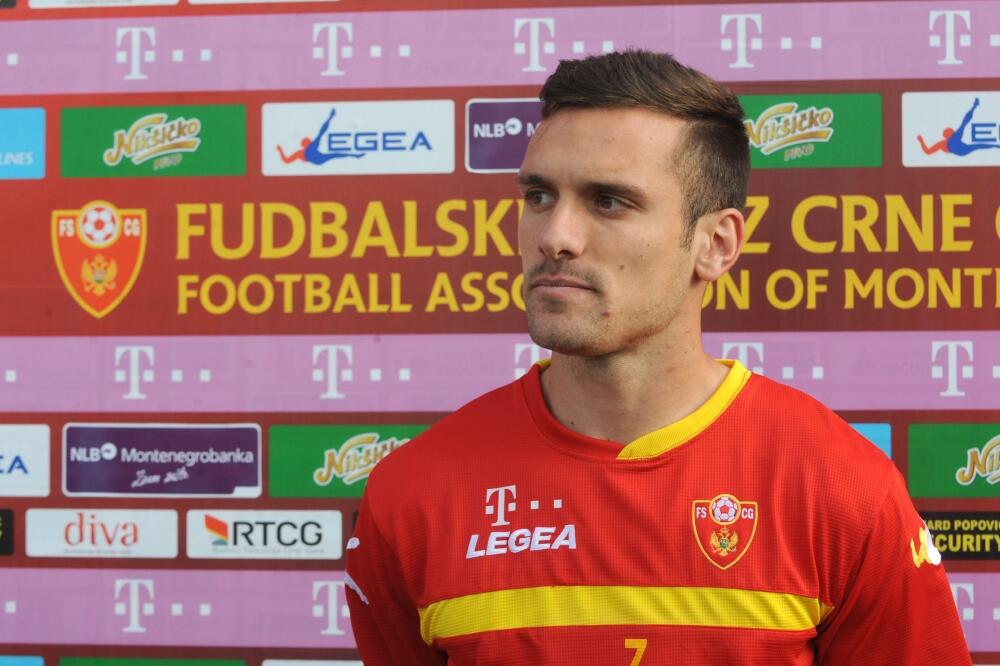 Marko Vešović, fudbalska reprezentacija, Foto: Savo Prelević