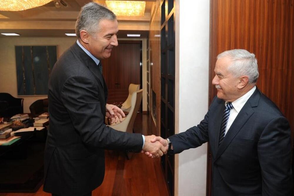 Jair Šamir, Milo Đukanović, Foto: Gov.me