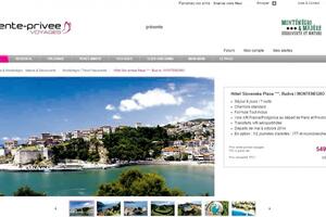 Ulcinjski Stari grad predstavljen kao hotel Slovenska plaža u Budvi