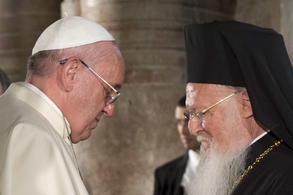 Papa Franjo, Vartolomej, Foto: Reuters