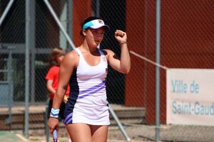 Danka Kovinić u 1. kolu protiv Kirsten Flipkens