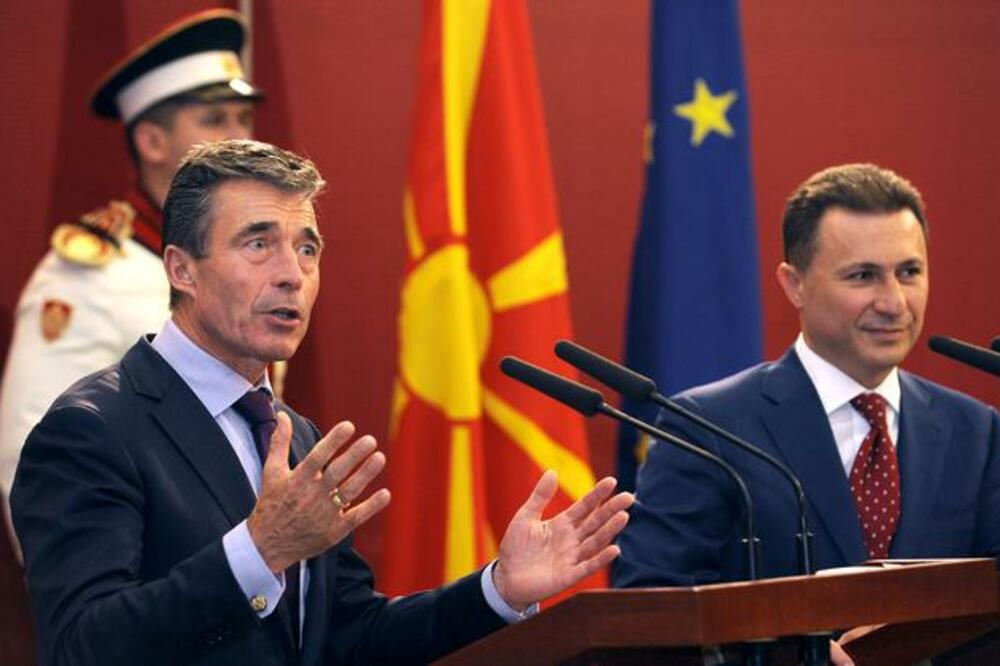 Rasmusen i Gruevski, Foto: Beta/AP