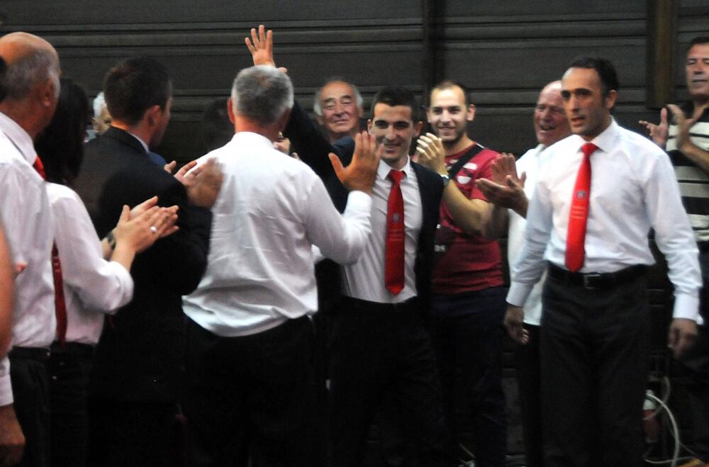 Aleksa Bečić skup Podgorica