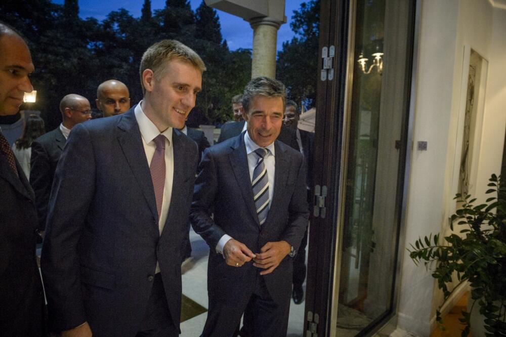 Anders Fog Rasmusen, Igor Lukšić, Foto: Duško Miljanić