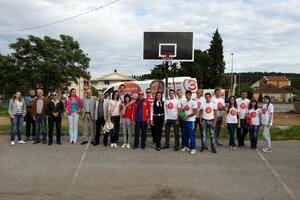 Mladi ELPG postavili koš u Zagoriču