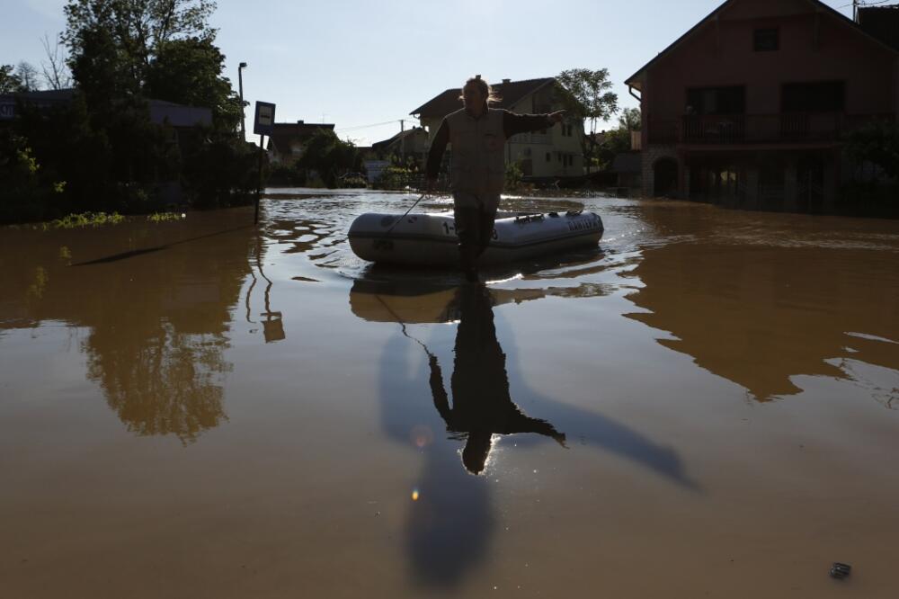 Bijeljina, poplave, Foto: Beta