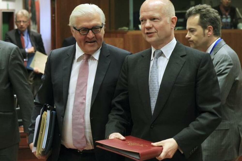 Frank-Valter Štajnmajer, Vilijem Hejg, Foto: Beta/AP