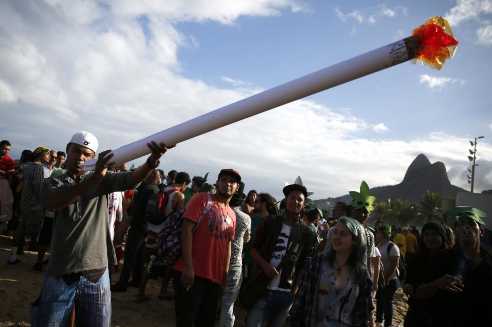 Brazil, marš za marihuanu, Foto: Reuters
