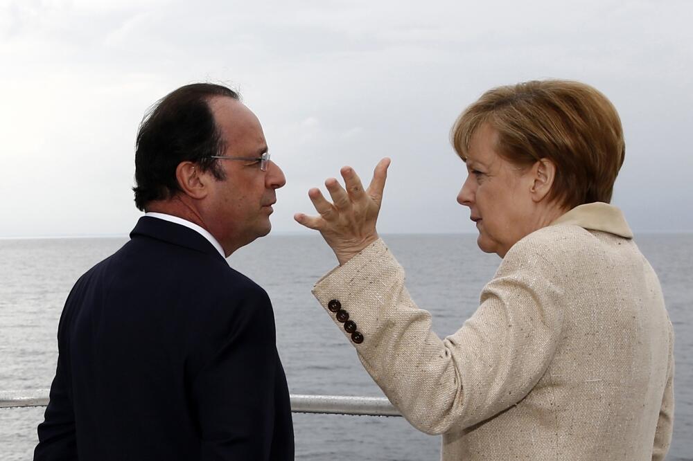Angela Merkel, Fransoa Oland, Foto: Reuters