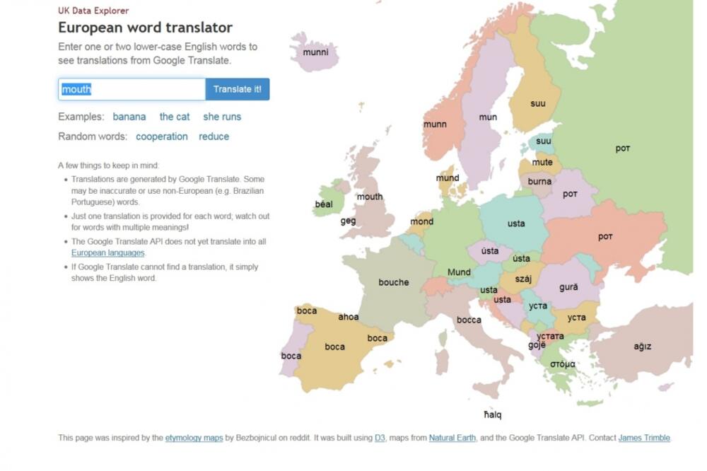 Evropski prevodilac, Foto: Screenshot