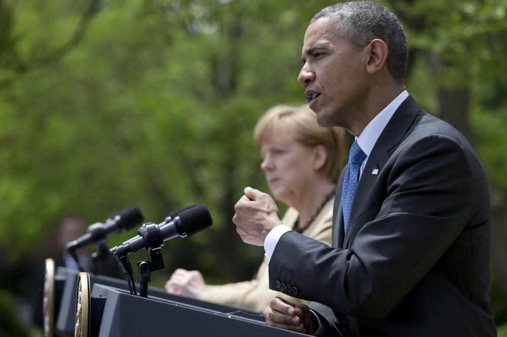 Angela Merkel. Barak Obama, Foto: Beta/AP