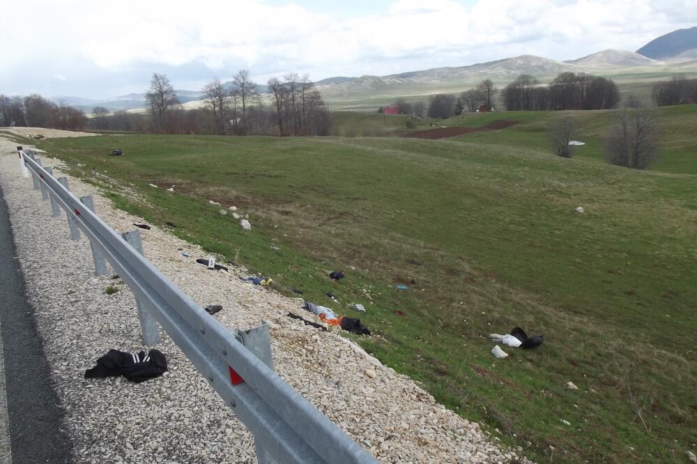 Žabljak udes motociklista pješak, Foto: Obrad Pješivac