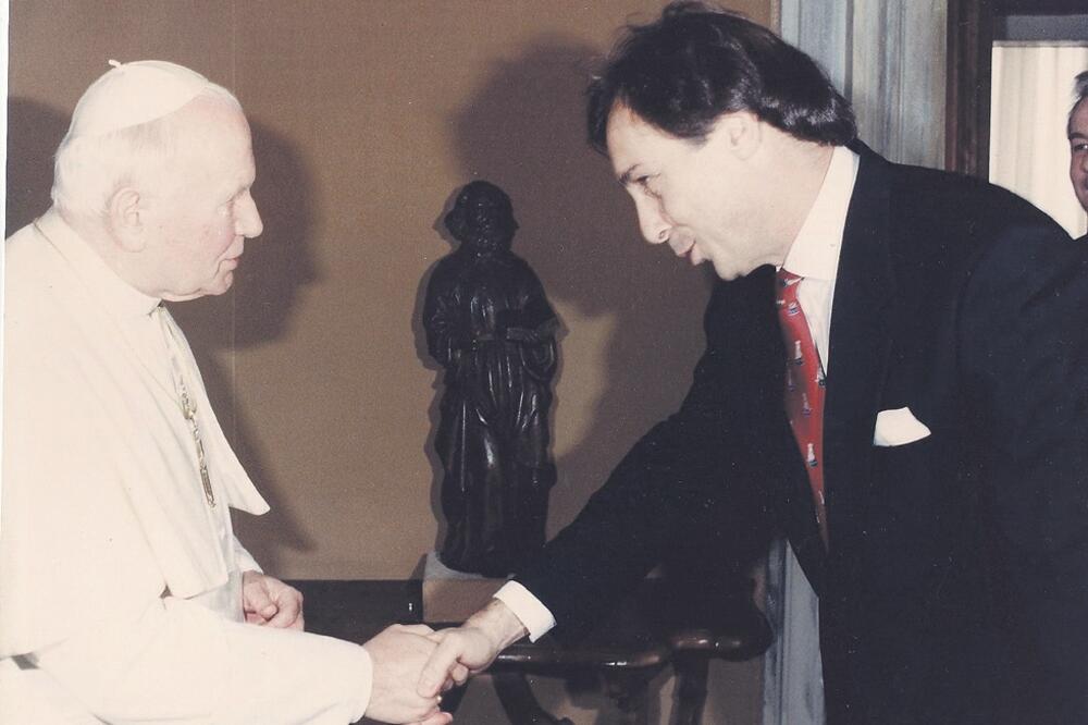 papa Jovan Pavle II, Miodrag Lekić, Foto: Privatna arhiva