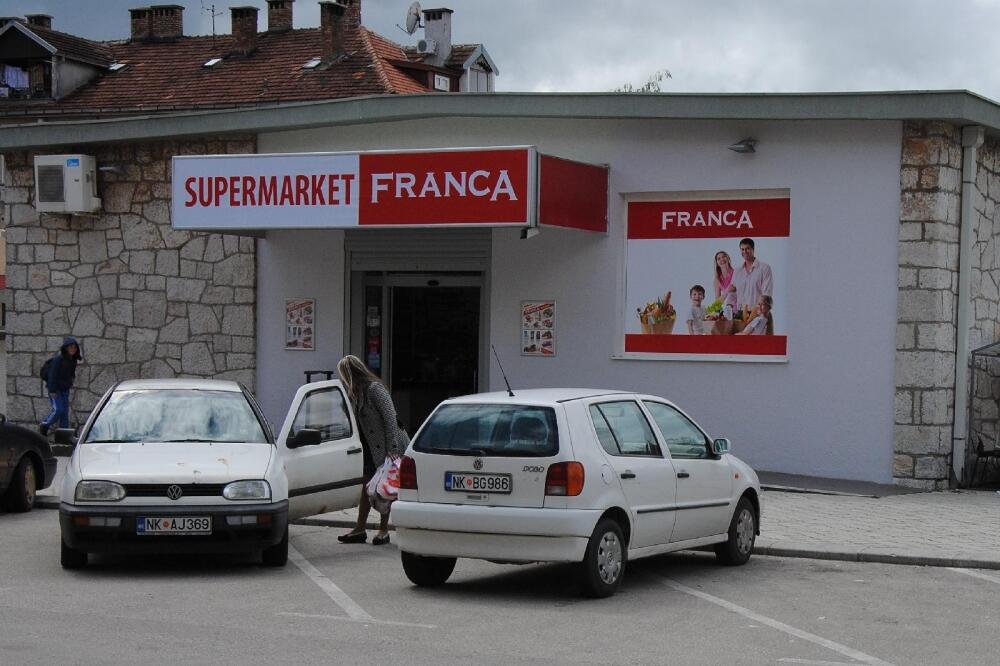 market Franca Nikšić, Foto: Ivan Petrušić