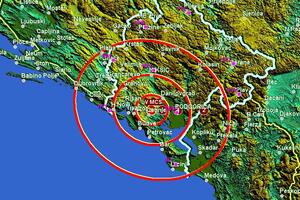 Zemljotres manje jačine pogodio Crnu Goru