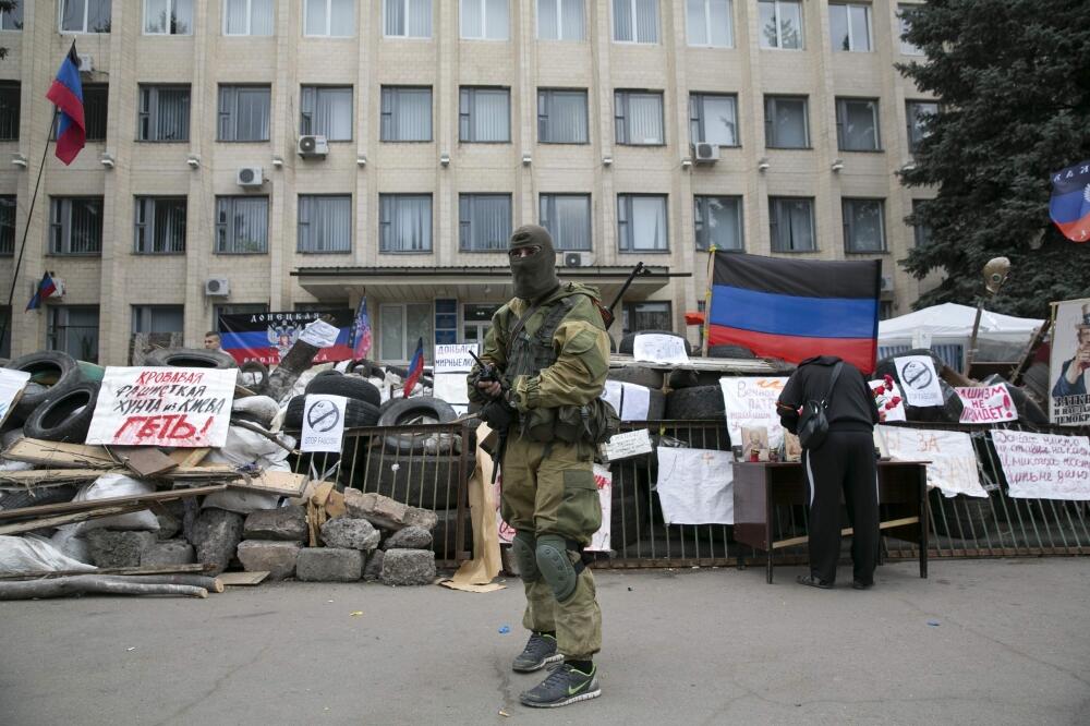 Proruski aktivisti, Kramatorsk, Foto: Reuters