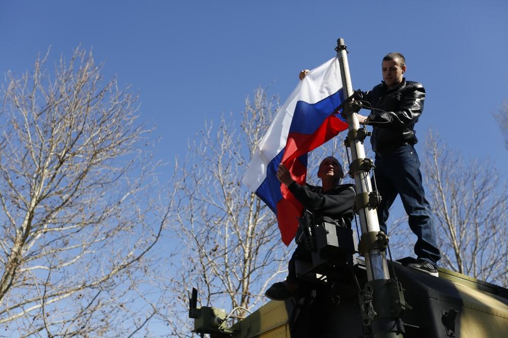 Krim, ruska zastava, Foto: Beta/AP