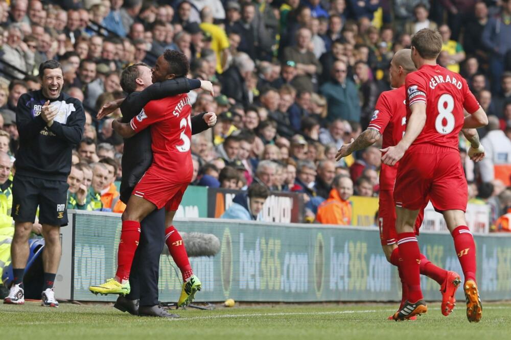 Brendan Rodžers i Rahim Sterling, Foto: Reuters